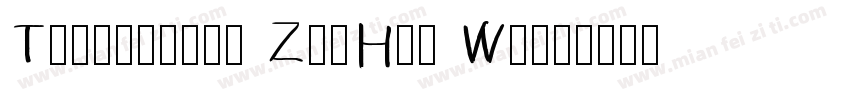 Tensentype ZhiHej W3字体转换